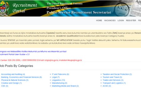 ORODHA KAMILI YA NYARAKA ZA LAZIMA KWA USAJILI KWENYE AJIRA PORTAL